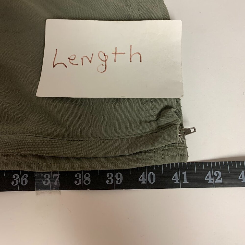 Columbia Mens Pants Size 38W Green Zip Off Legs Gorpcore Rugged Utility Hiking - Picture 10 of 12